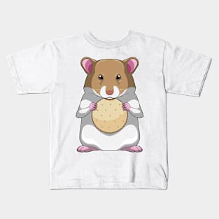 Hamster with Biscuit Kids T-Shirt